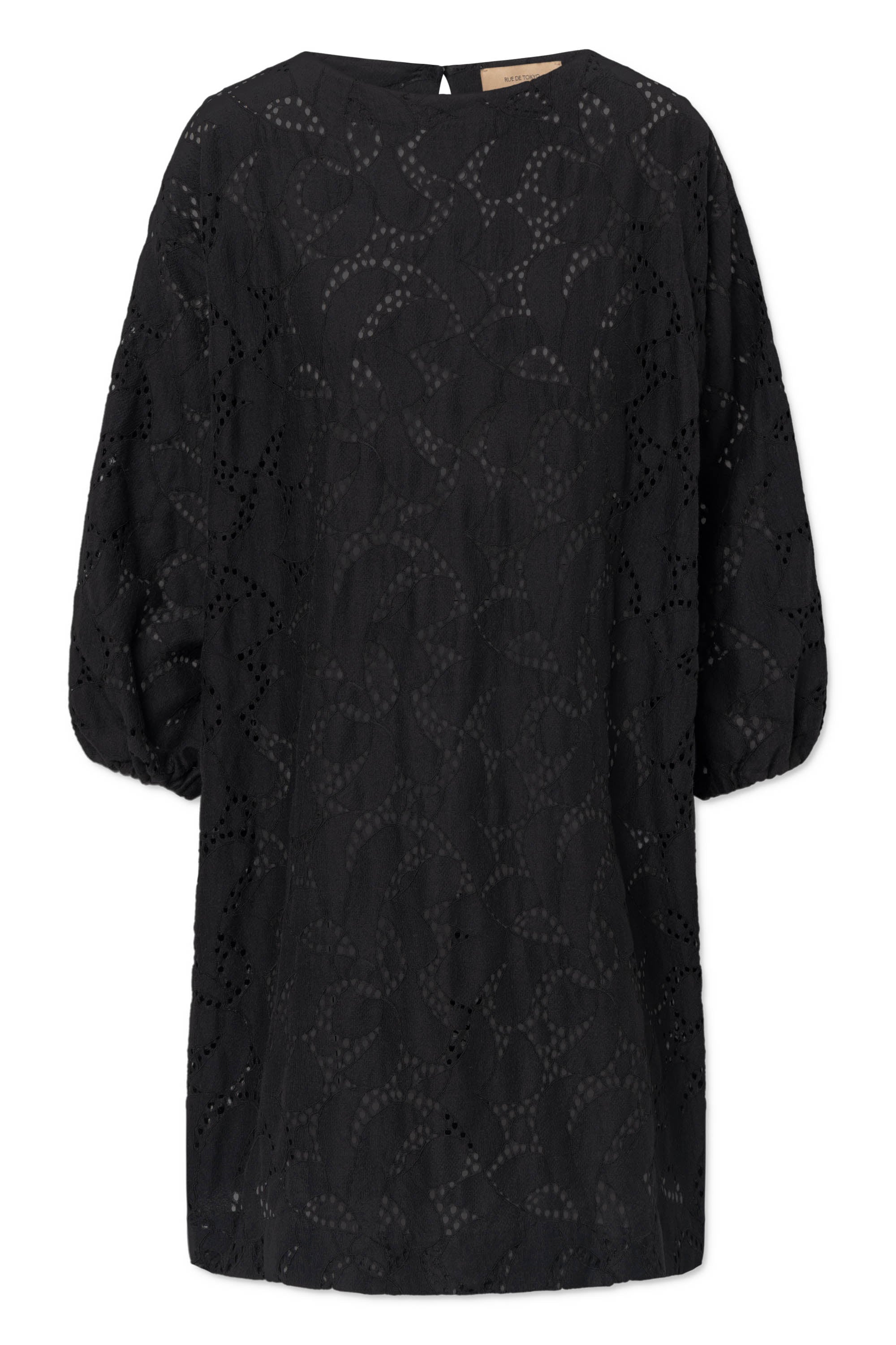Rue de Tokyo DECIA SOFT LACE Dresses BLACK