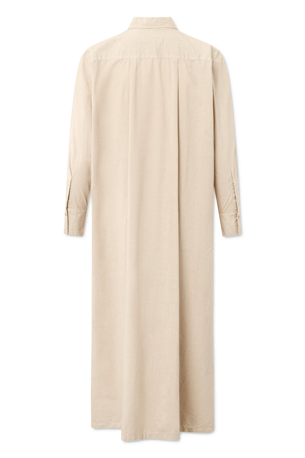 Rue de Tokyo DEE GARMENT DYED POPLIN DRESSES BEIGE