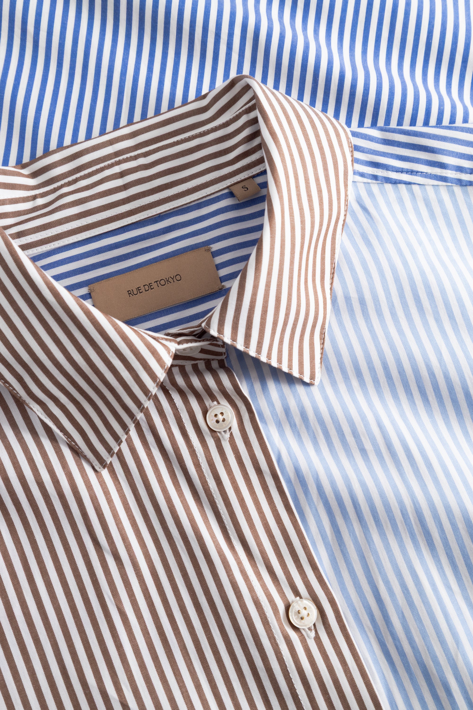 Rue de Tokyo DELLA MULTI-STRIPE Dresses BROWN