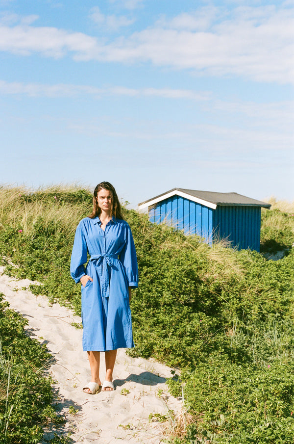 Rue de Tokyo DENALI GMTD VOILE Dresses BEAUCOUP BLUE