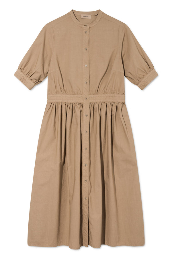 Rue de Tokyo DENNI DRESS TOBACCO BROWN DRESSES TOBACCO BROWN