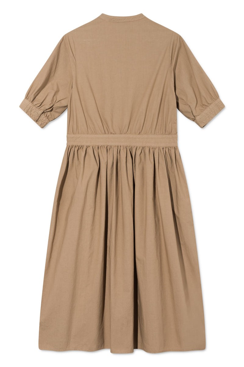 Rue de Tokyo DENNI DRESS TOBACCO BROWN DRESSES TOBACCO BROWN
