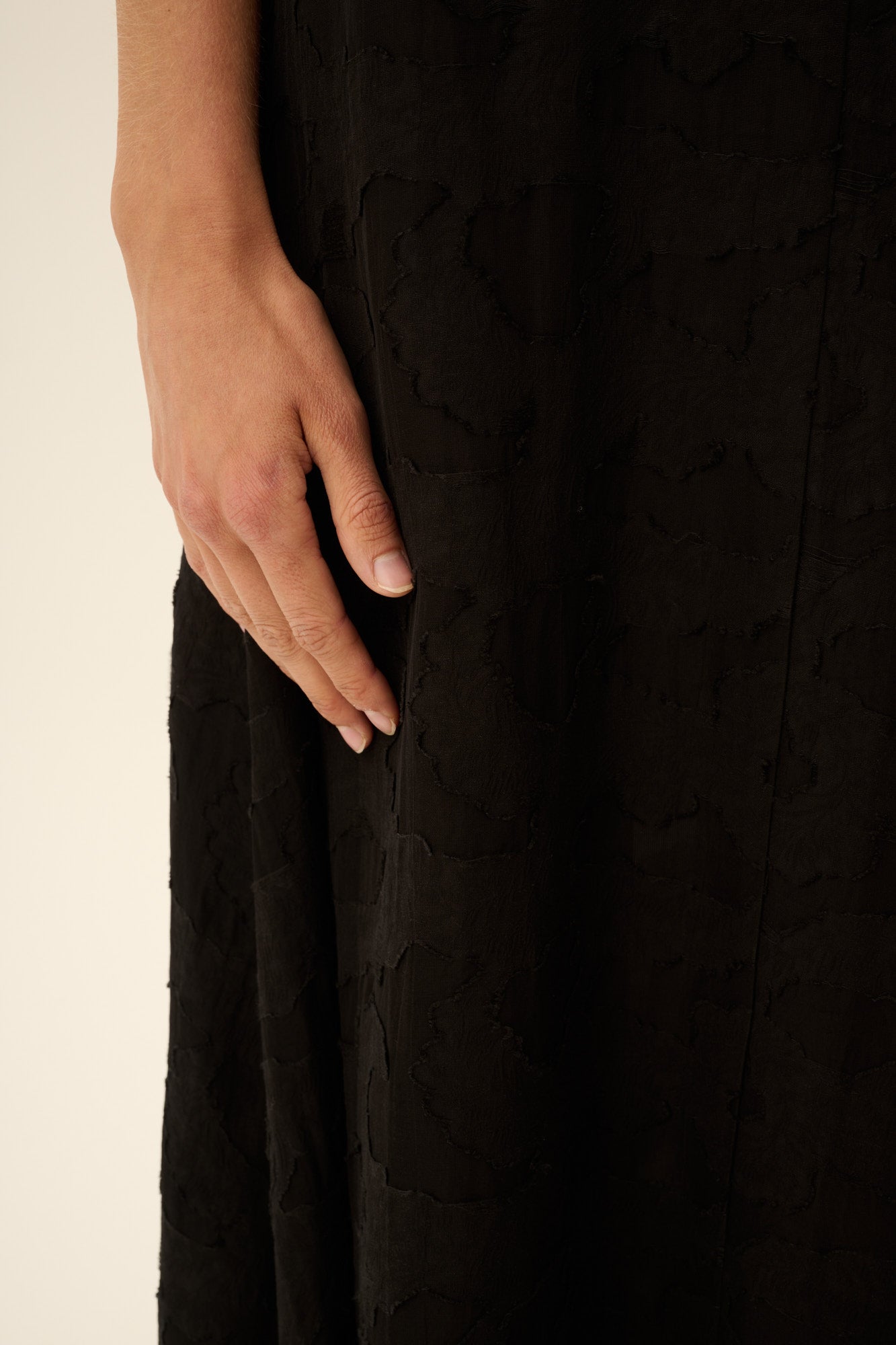 Rue de Tokyo DEOMIRA VISCOSE LINEN Dresses BLACK