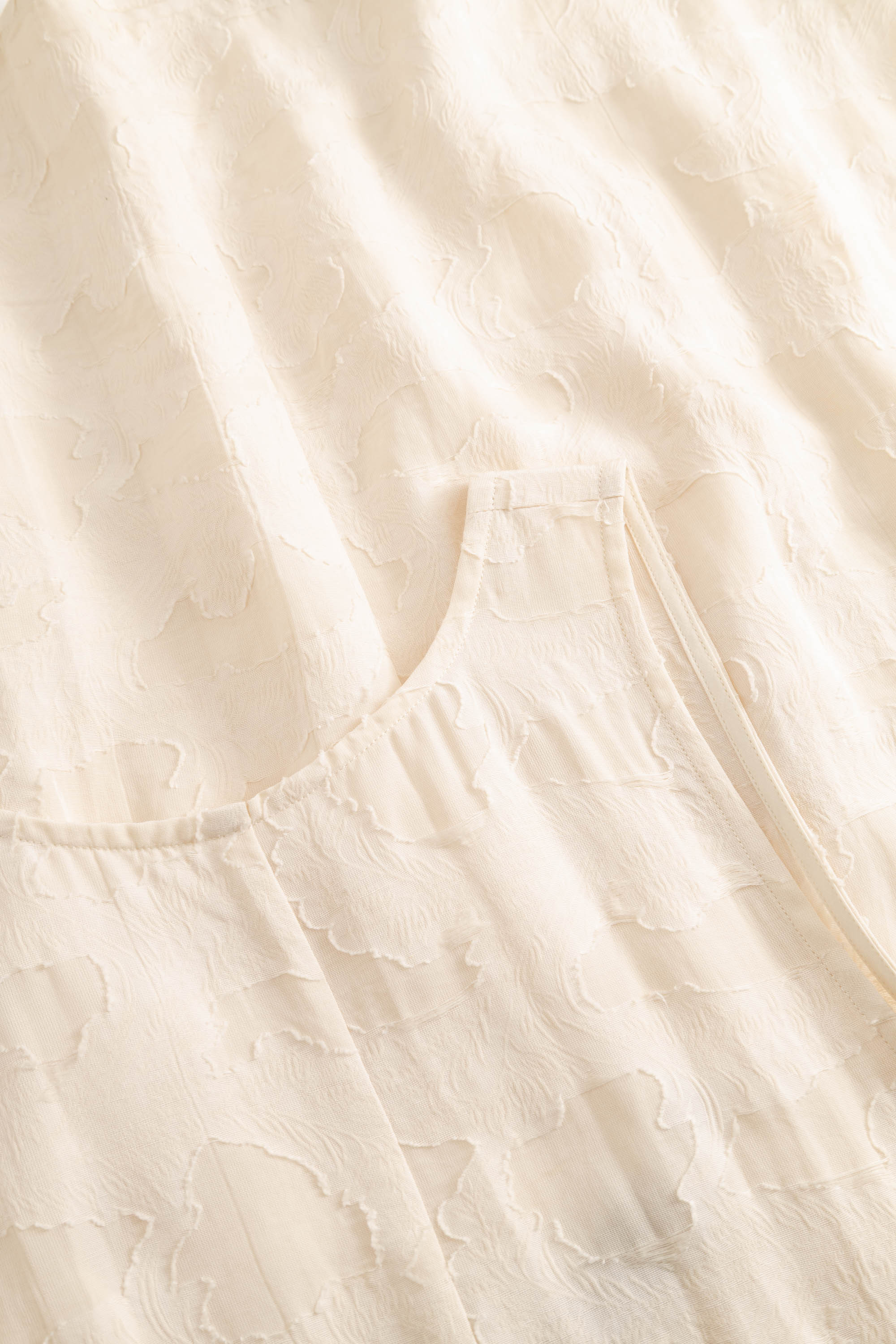 Rue de Tokyo DEOMIRA VISCOSE LINEN Dresses CREAM