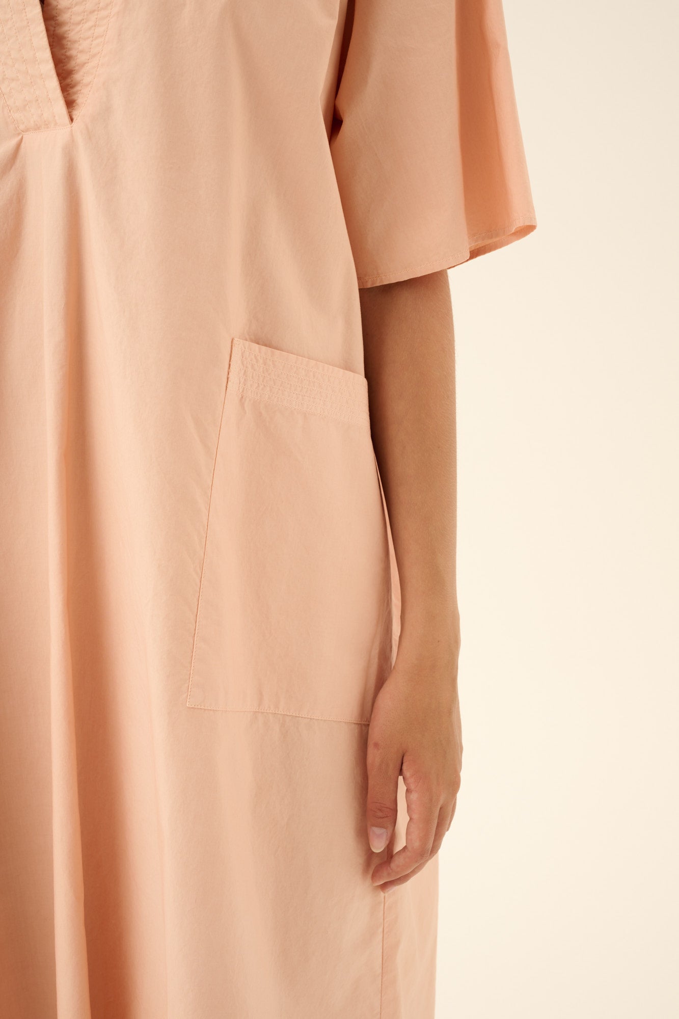 Rue de Tokyo DESI GMTD POPLIN Dresses BEIGE ROSE