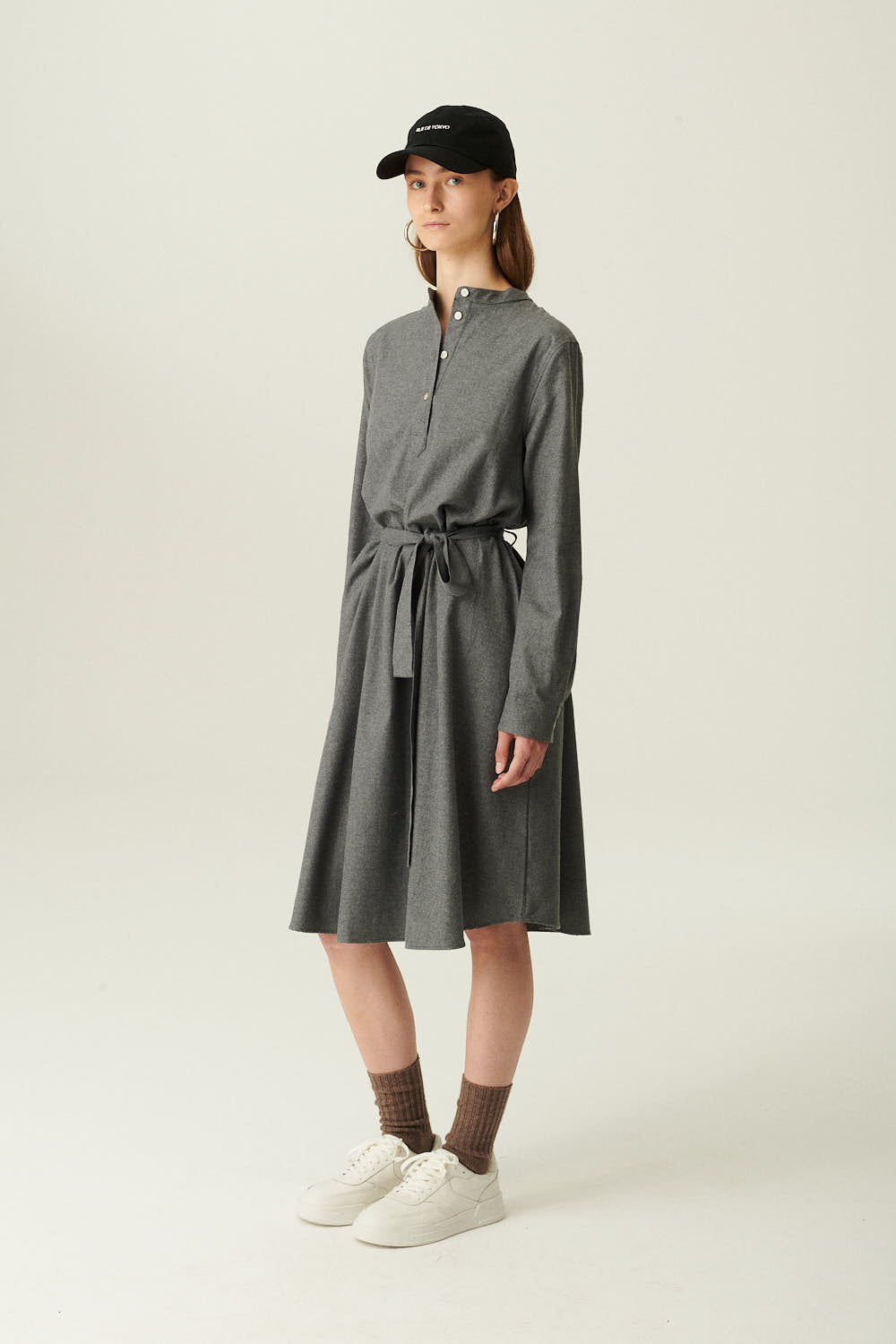 Rue de Tokyo DEVINA DRESS GREY DRESSES GREY