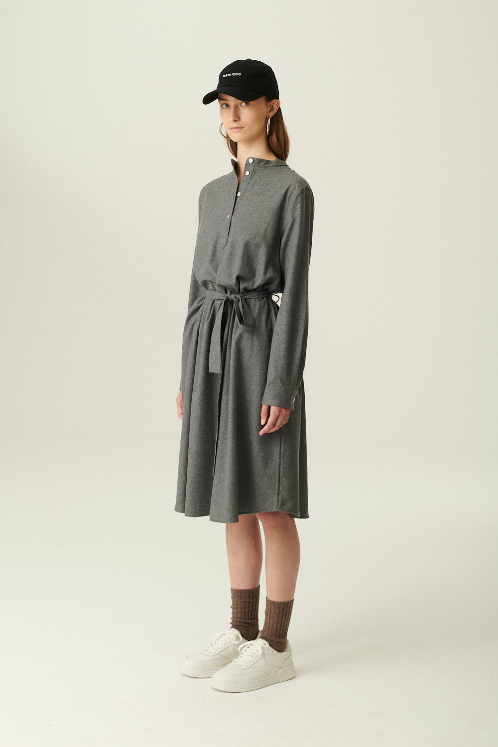 Rue de Tokyo DEVINA DRESS GREY DRESSES GREY