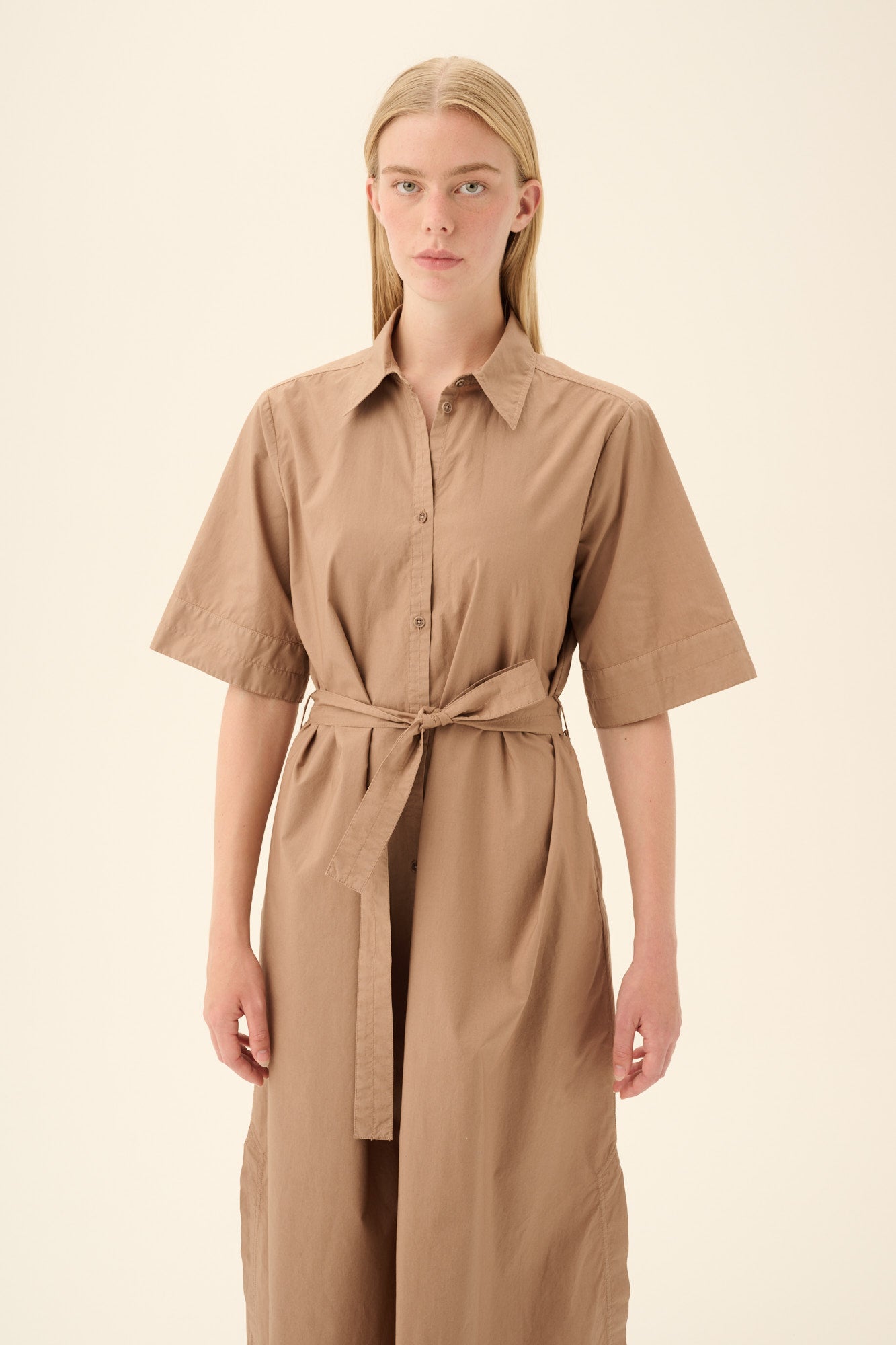 Rue de Tokyo DIDI GMTD POPLIN Dresses MOCHA