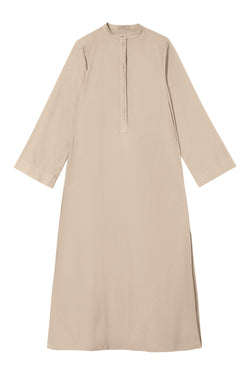 Rue de Tokyo DONNA GMTD GARMENT DYED POPLIN DRESSES BEIGE