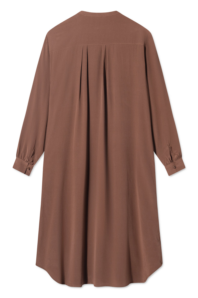 Rue de Tokyo DORA DRESS BROWN DRESSES BROWN