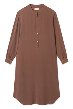 Rue de Tokyo DORA DRESS BROWN DRESSES BROWN