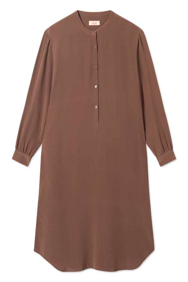 Rue de Tokyo DORA DRESS BROWN DRESSES BROWN