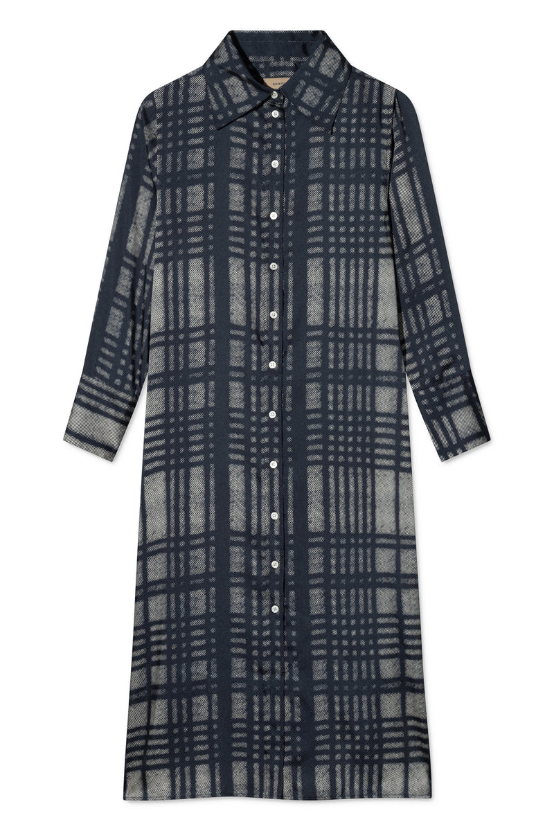 Rue de Tokyo DORIS DRESS BLUE PRINT DRESSES BLUE PRINT