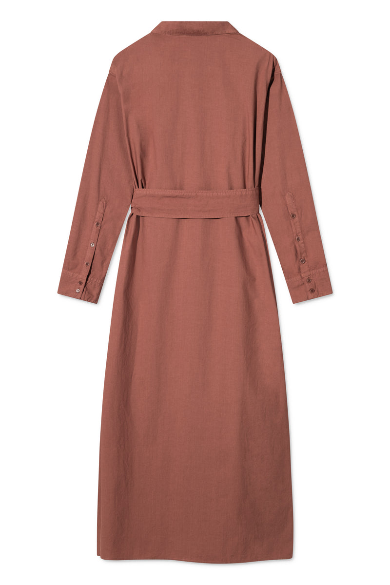 Rue de Tokyo DOROTHEA DRESS DARK ROUGE DRESSES DARK ROUGE