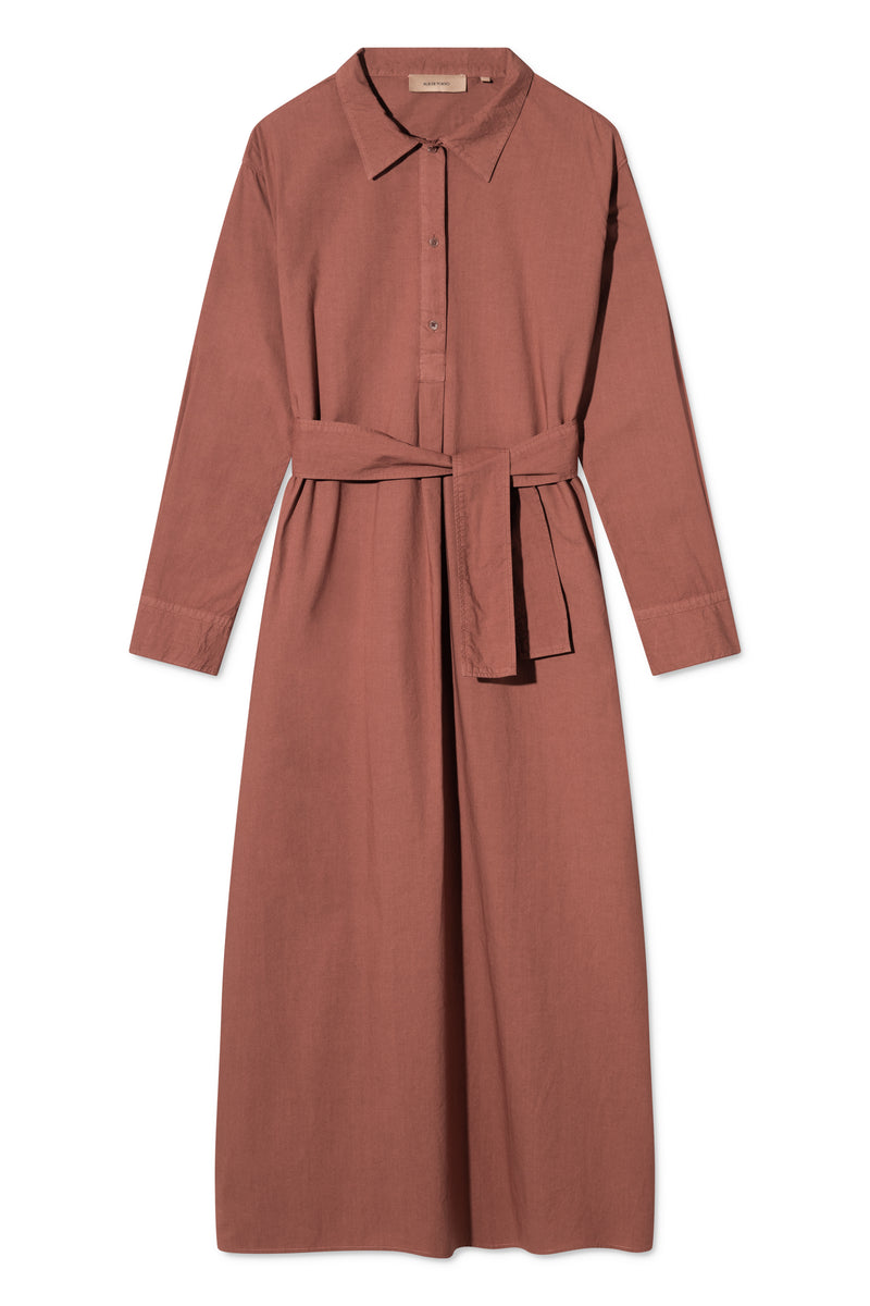 Rue de Tokyo DOROTHEA DRESS DARK ROUGE DRESSES DARK ROUGE
