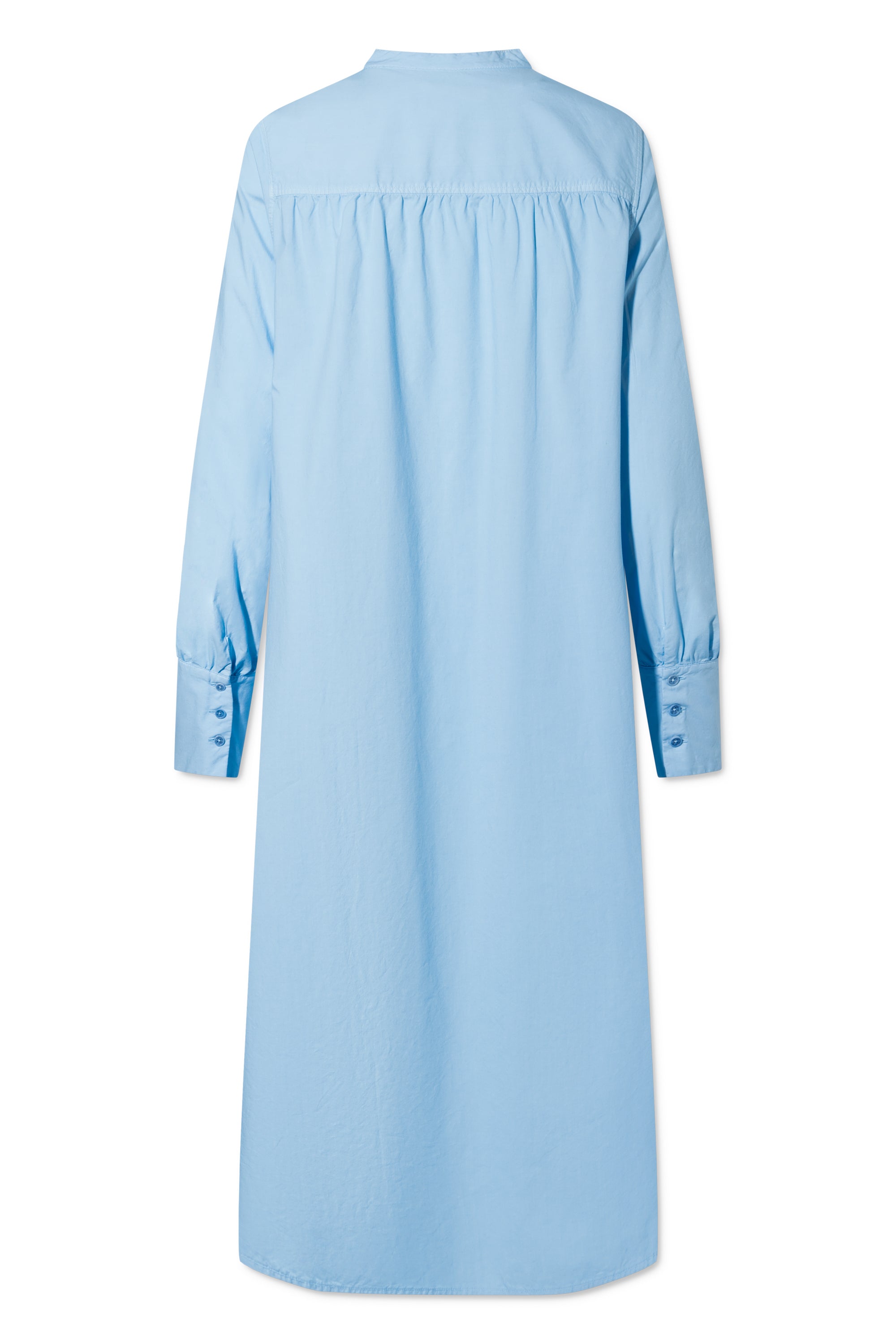 Rue de Tokyo DORTHE GMTD GARMENT DYED POPLIN Dresses BRIGHT LIGHT BLUE