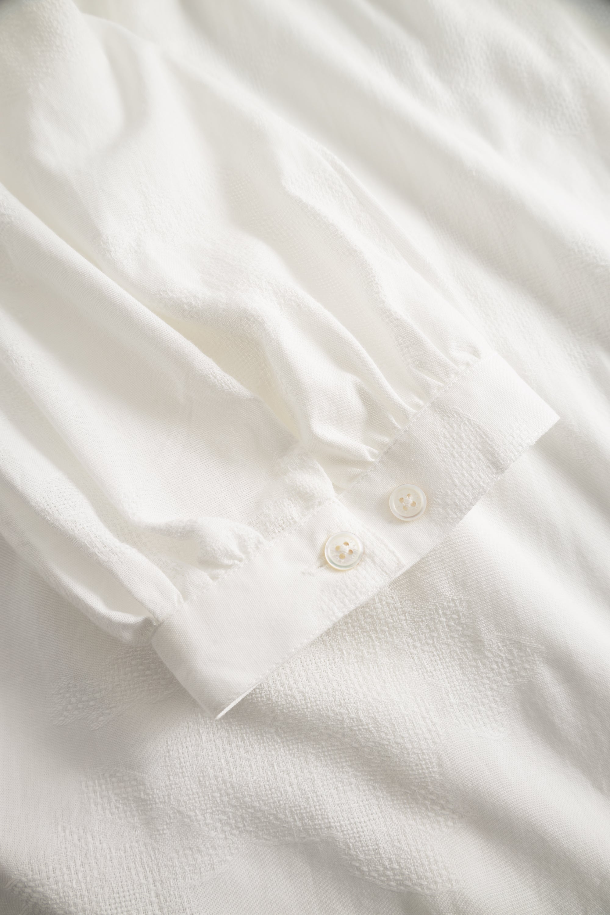 Rue de Tokyo DOUKU TRANSPARENT FLOWER Dresses WHITE