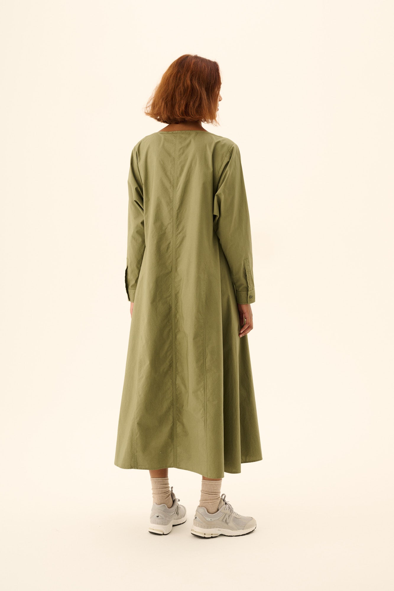 Rue de Tokyo DOXY GMTD POPLIN Dresses MOSS GREEN