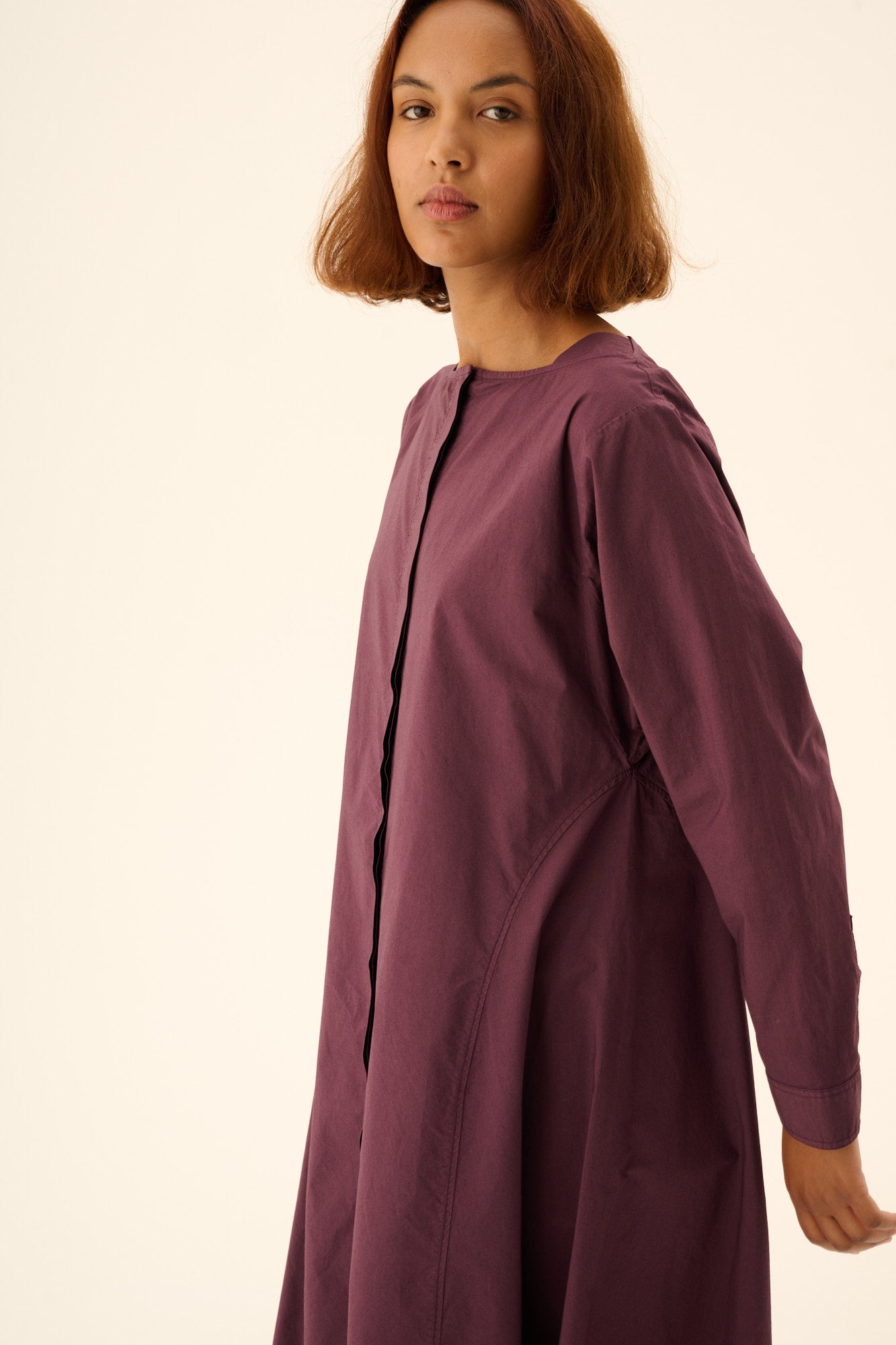 Rue de Tokyo DOXY GMTD POPLIN Dresses PLUM PURPLE