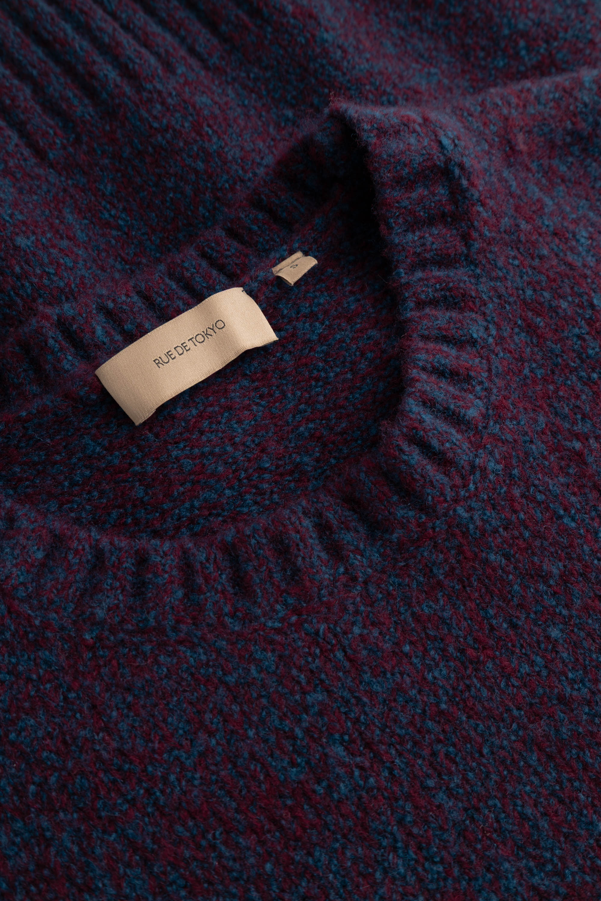Rue de Tokyo KALINA NOVELTY KNIT Sweater NAVY / AUBERGINE