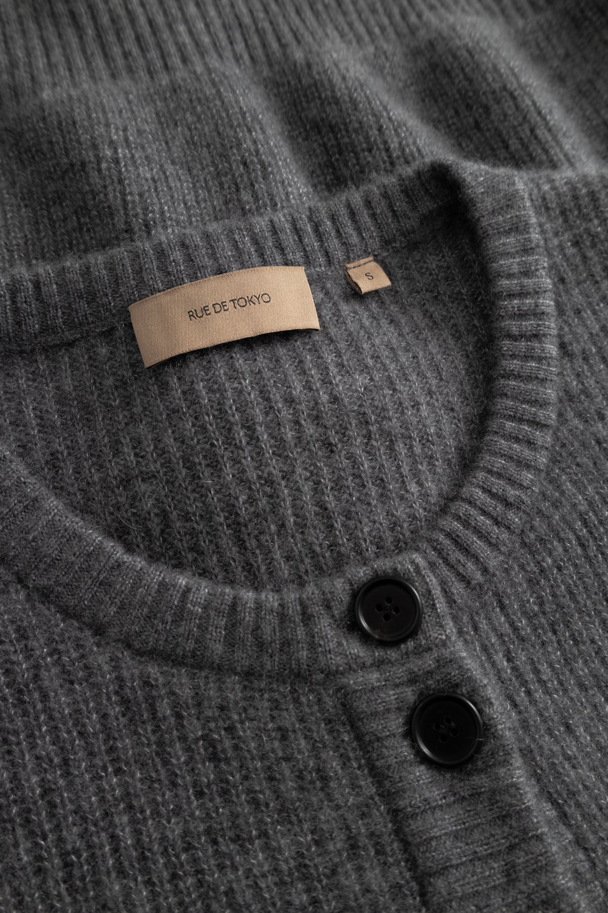 Rue de Tokyo KALINDI CASHMERE SILK Sweater THUNDER
