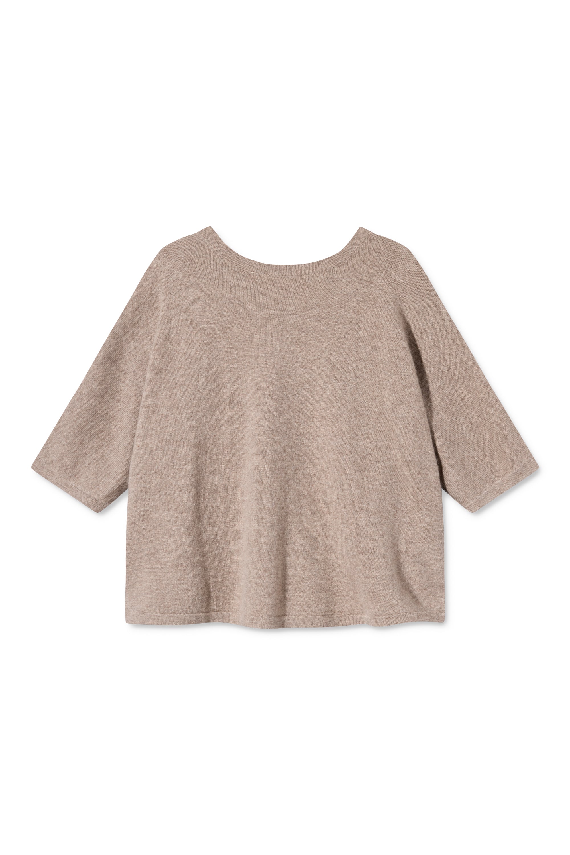 Rue de Tokyo KARIN KNIT 100% CASHMERE Sweater BROWN