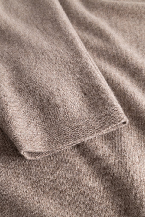 Rue de Tokyo KARIN KNIT 100% CASHMERE Sweater BROWN