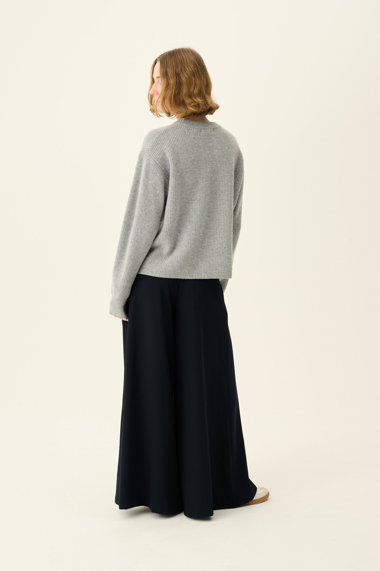 Rue de Tokyo KARLI MERINO CASHMERE BLEND Knitwear GREY MELANGE