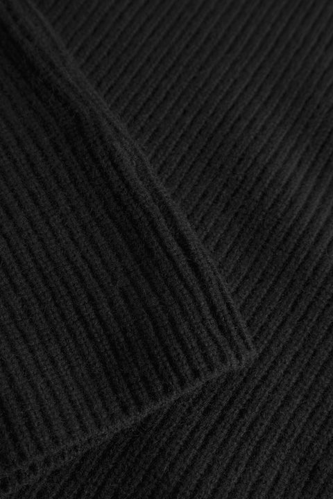 Rue de Tokyo KARLI WOOL CASHMERE BLEND SWEATER BLACK