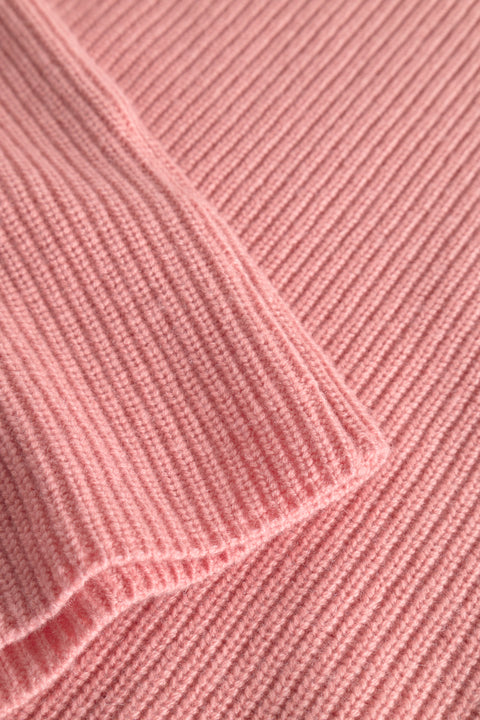 Rue de Tokyo KARLI WOOL CASHMERE BLEND SWEATER ROSE