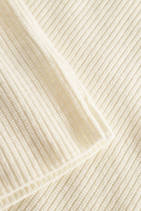 Rue de Tokyo KARLI WOOL CASHMERE BLEND SWEATER WHITE