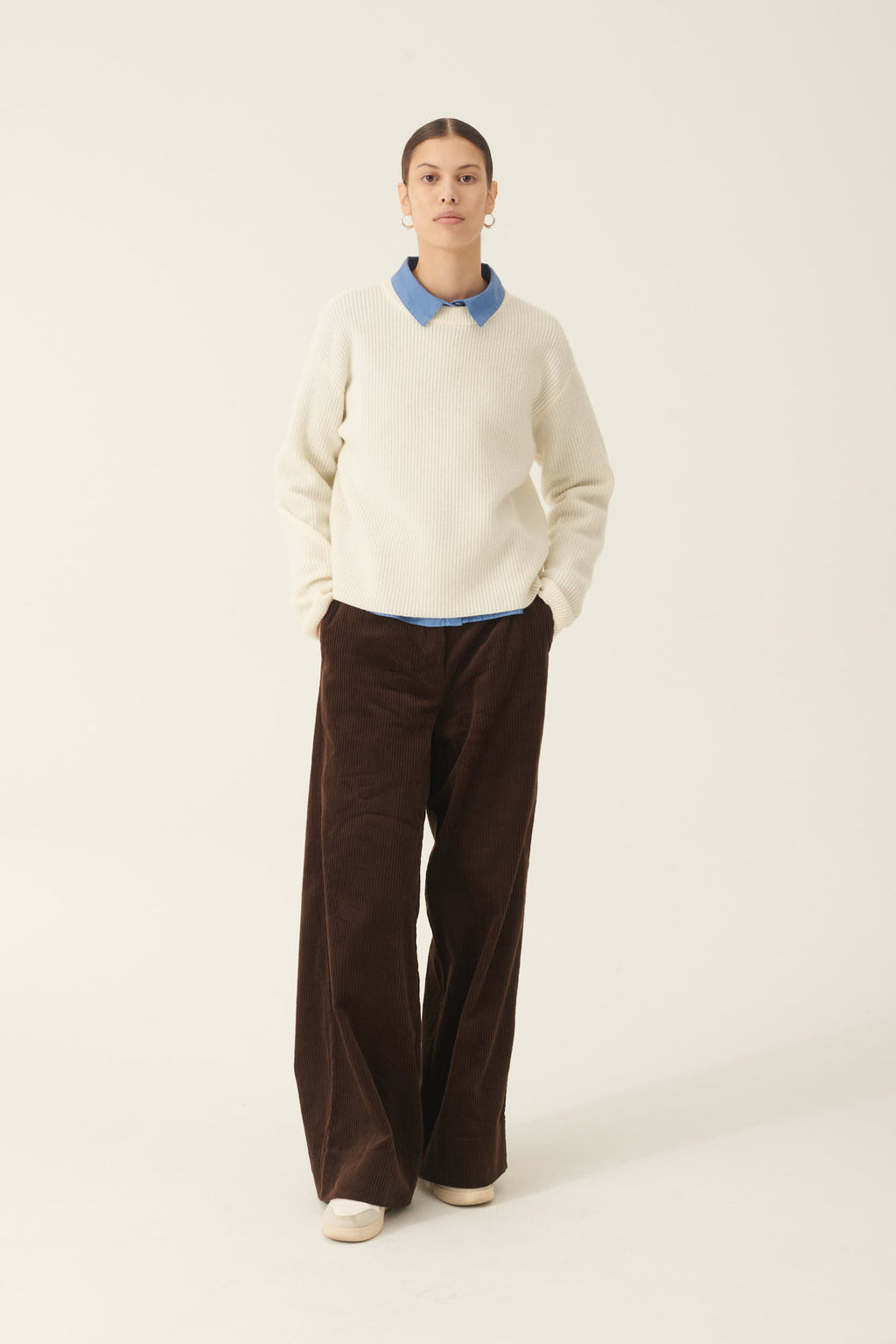 KARLI WOOL CASHMERE BLEND - WHITE – Rue De Tokyo