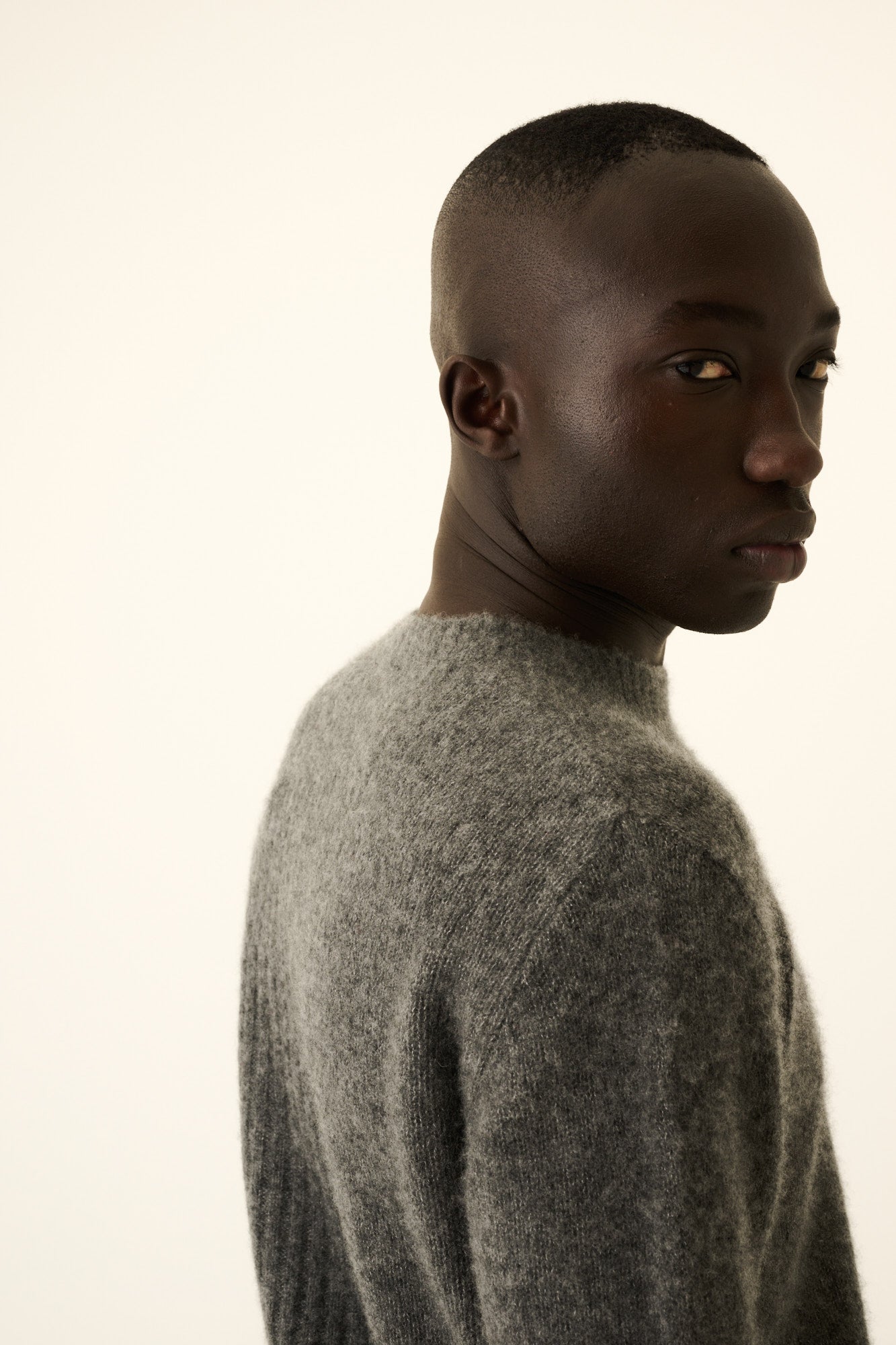 Rue de Tokyo KARLOS CASHMERE SILK Sweater GREY