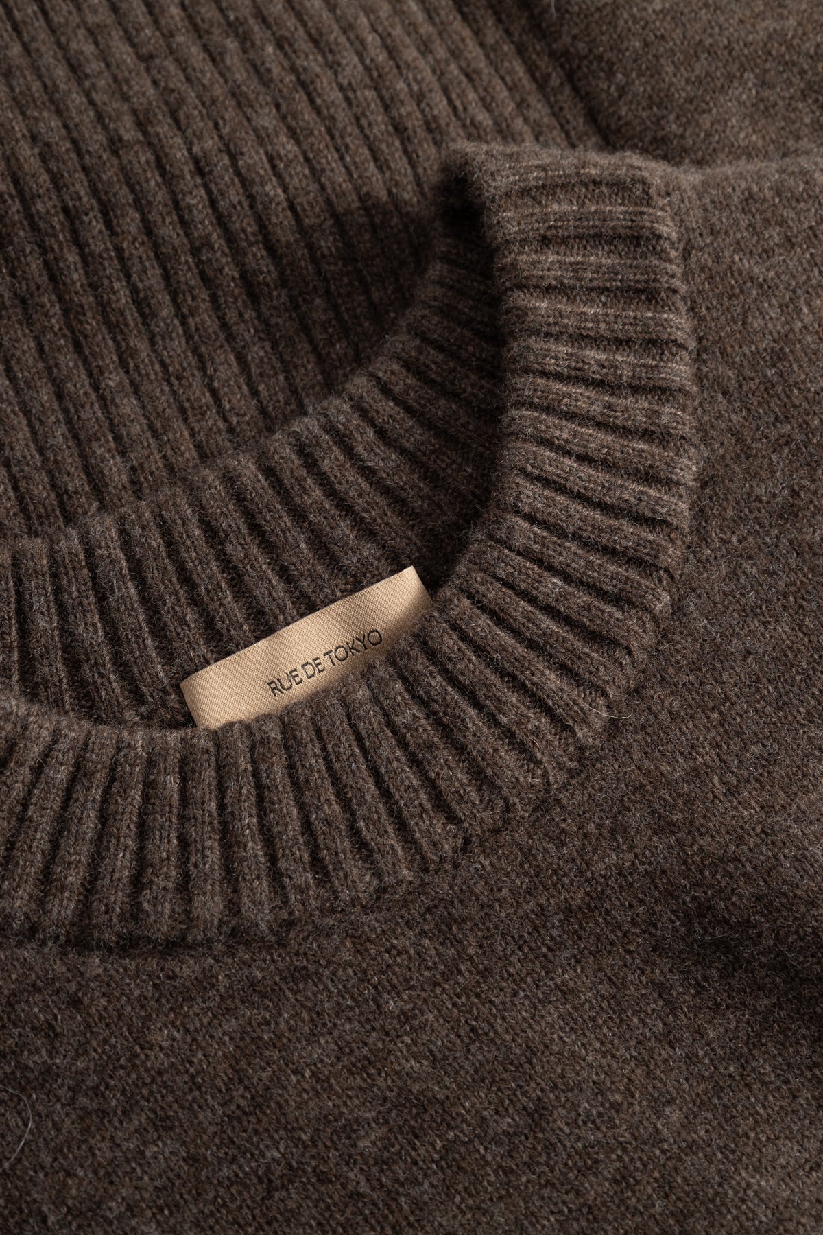 Rue de Tokyo KARLOS MERINO Sweater Brown Melange