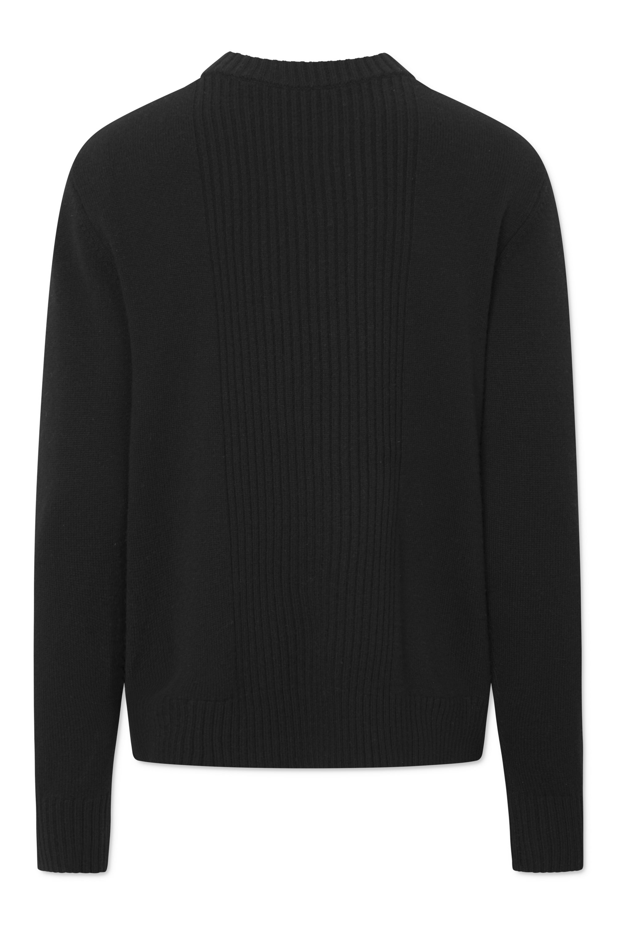 Rue de Tokyo KARLOS MERINO CASHMERE KNIT Knitwear BLACK