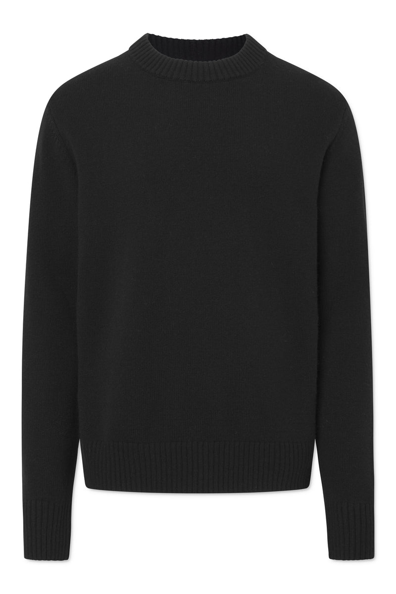 Rue de Tokyo KARLOS MERINO CASHMERE KNIT SWEATER BLACK