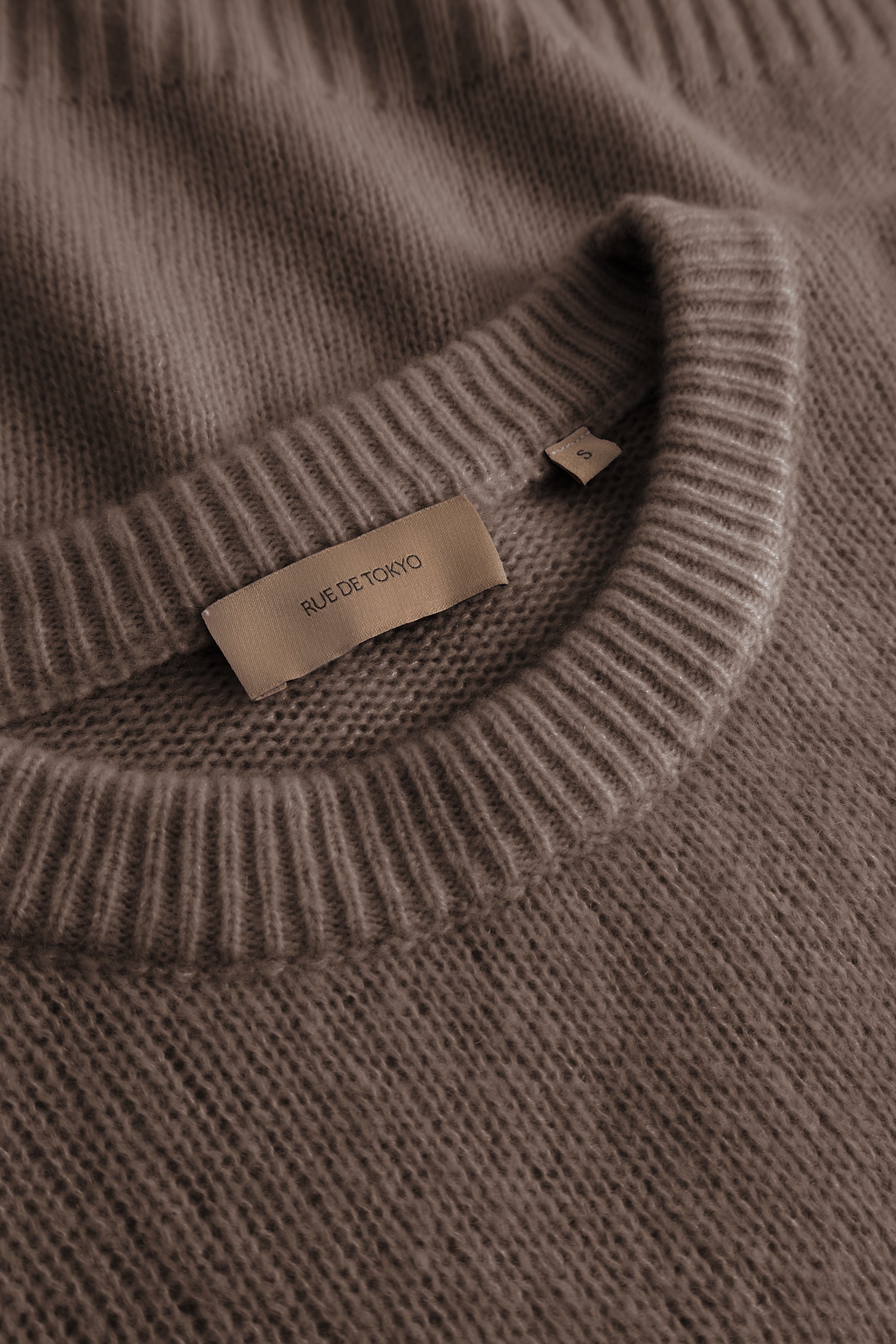 Rue de Tokyo KATH CASHMERE SIILK Sweater HAZELNUT
