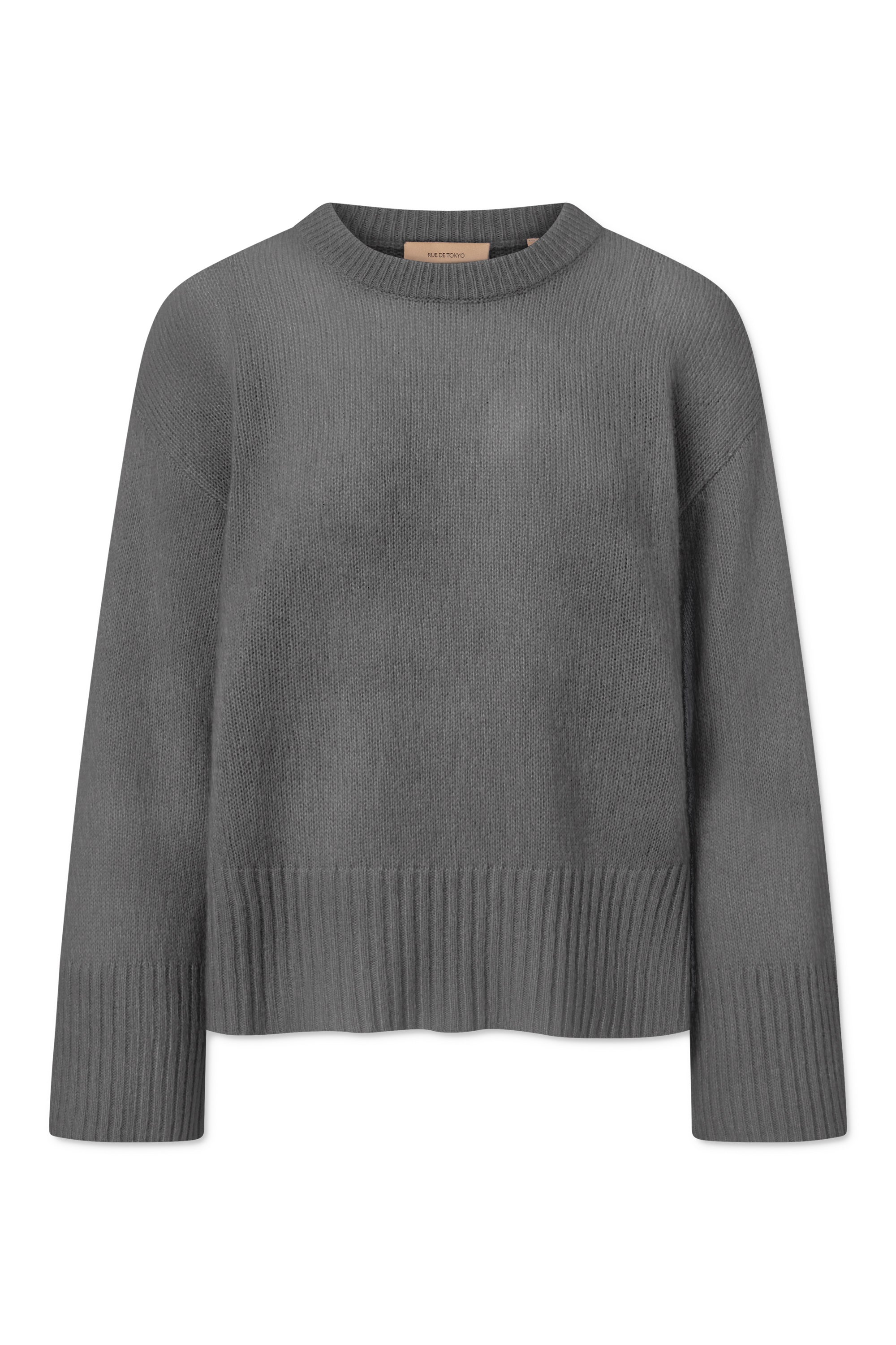 Rue de Tokyo KATH CASHMERE SIILK Sweater THUNDER