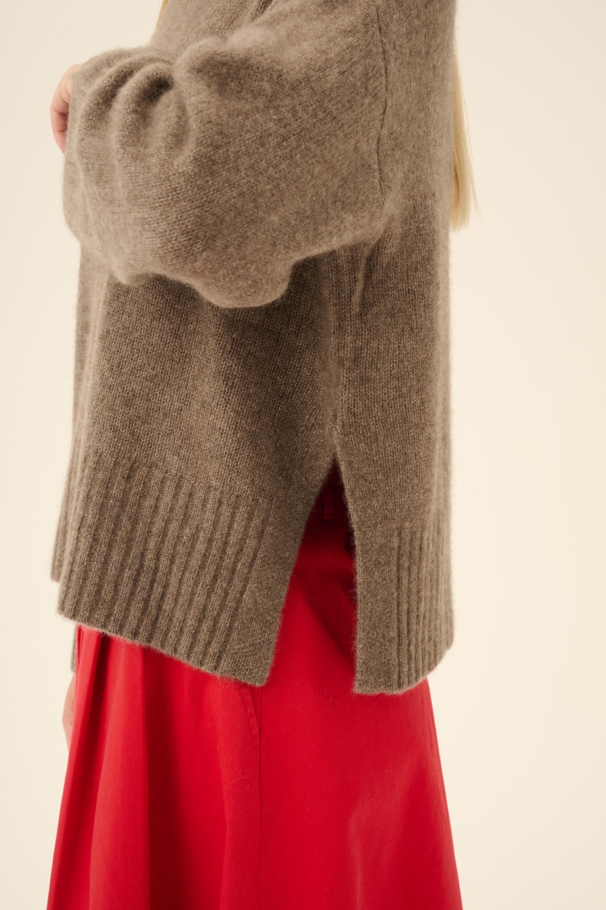 Rue de Tokyo KATH CASHMERE SILK Knitwear HAZELNUT