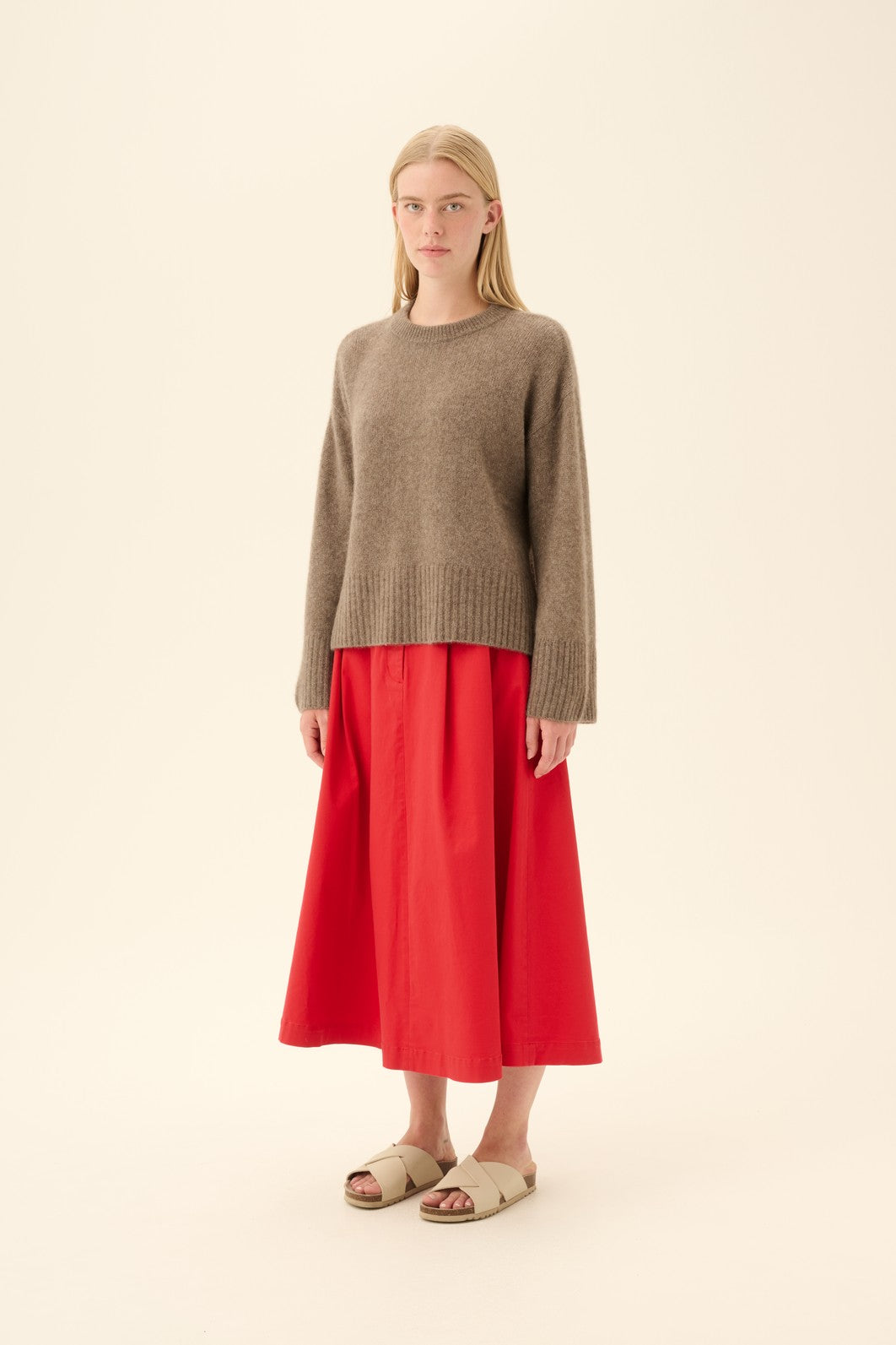 Rue de Tokyo KATH CASHMERE SILK Knitwear HAZELNUT