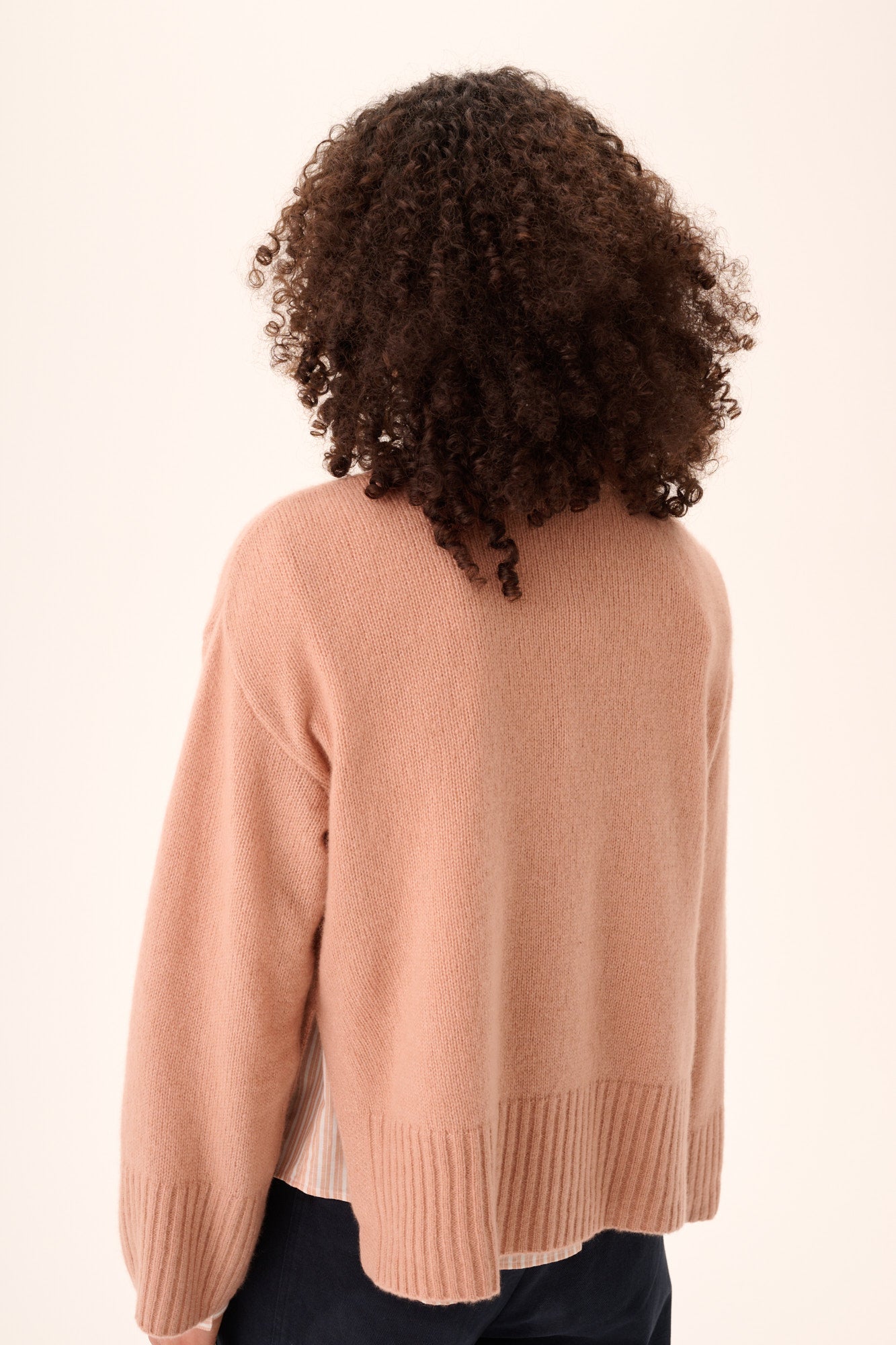 Rue de Tokyo KATH CASHMERE SILK Knitwear BLUSH MELANGE