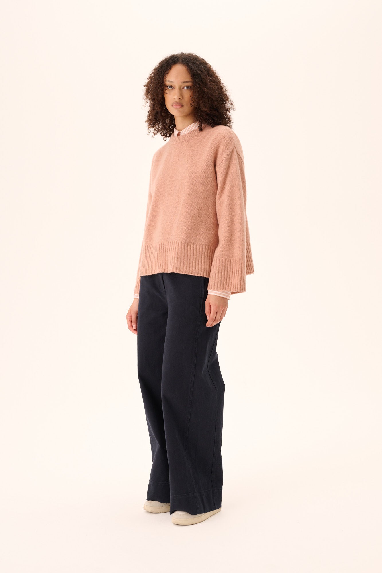 Rue de Tokyo KATH CASHMERE SILK Knitwear BLUSH MELANGE