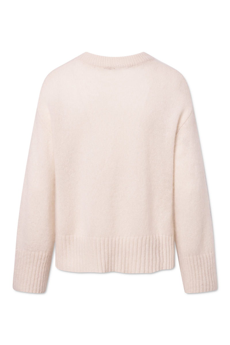 Rue de Tokyo KATH CASHMERE SILK SWEATER IVORY