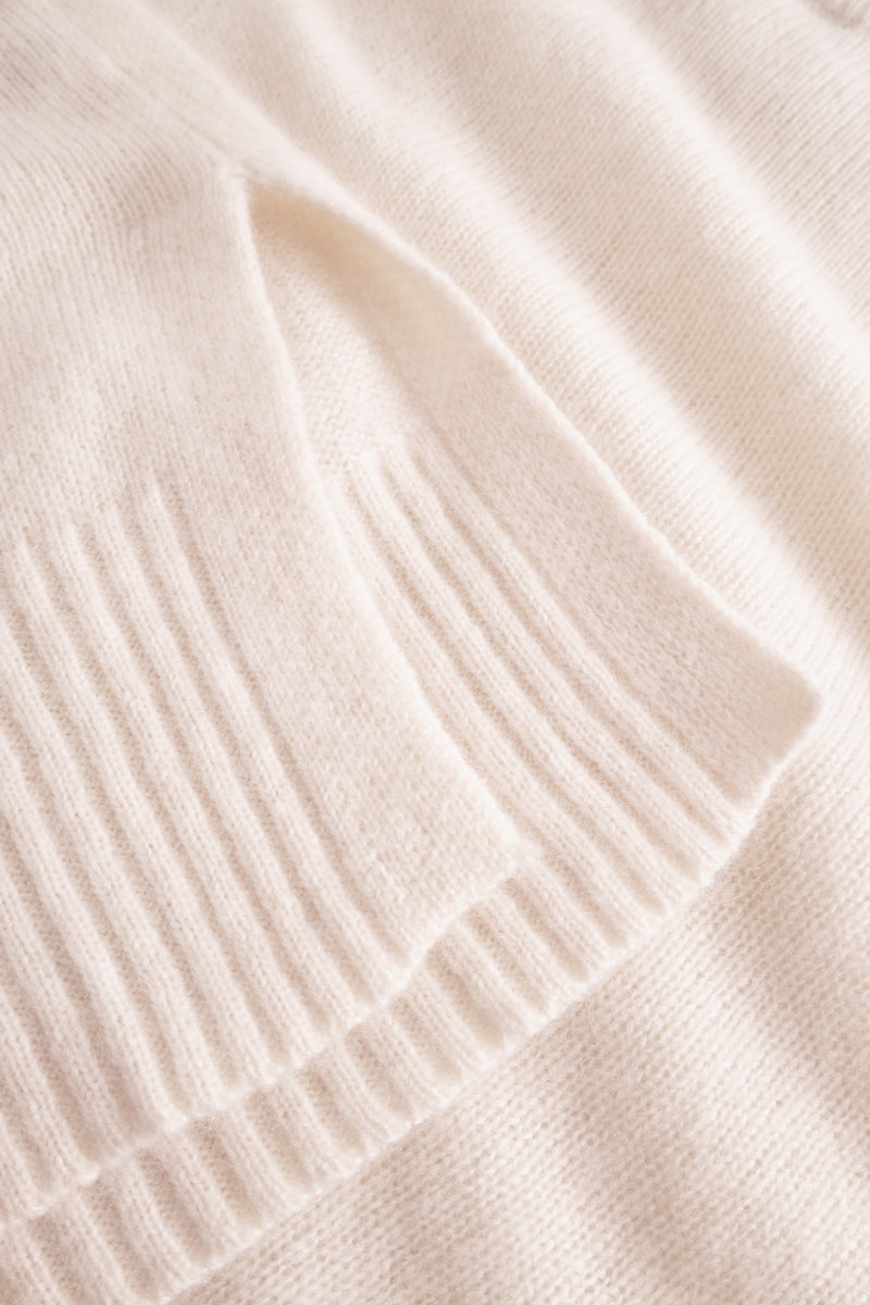 Rue de Tokyo KATH CASHMERE SILK SWEATER IVORY