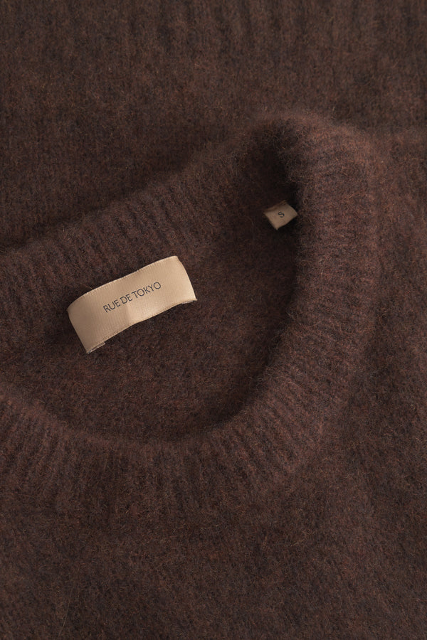 Rue de Tokyo KATH CASHMERE SILK SWEATER AMERICANO