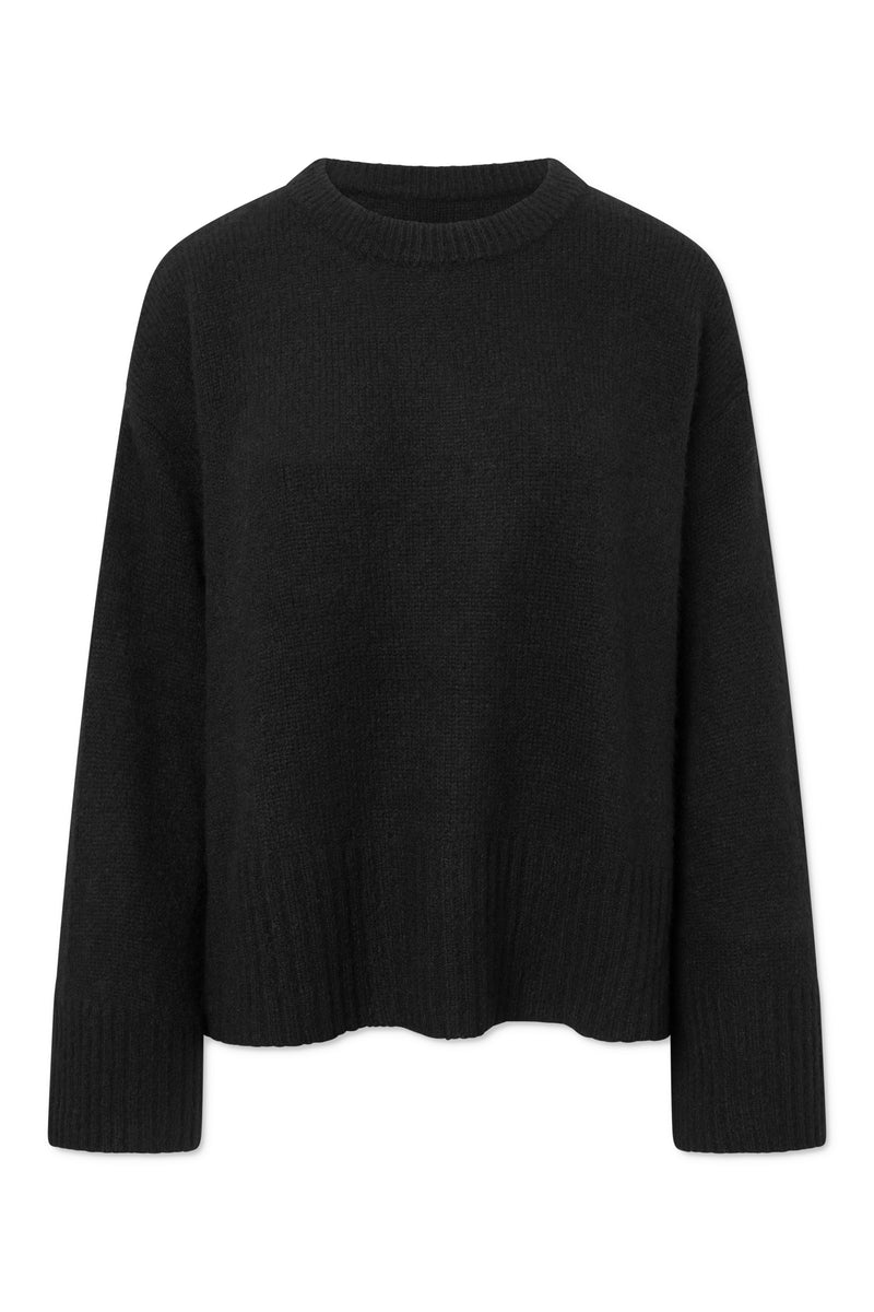 Rue de Tokyo KATH CASHMERE SILK SWEATER BLACK