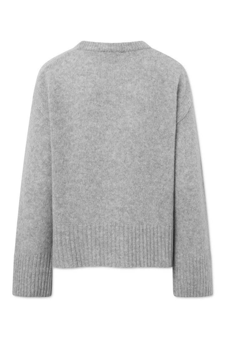 Rue de Tokyo KATH CASHMERE SILK SWEATER FLINT