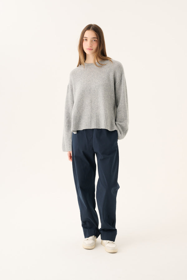 Rue de Tokyo KATH CASHMERE SILK SWEATER FLINT