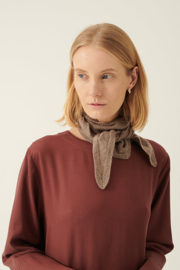 Rue de Tokyo KATUT CASHMERE SILK ACCESSORIES NOUGAT