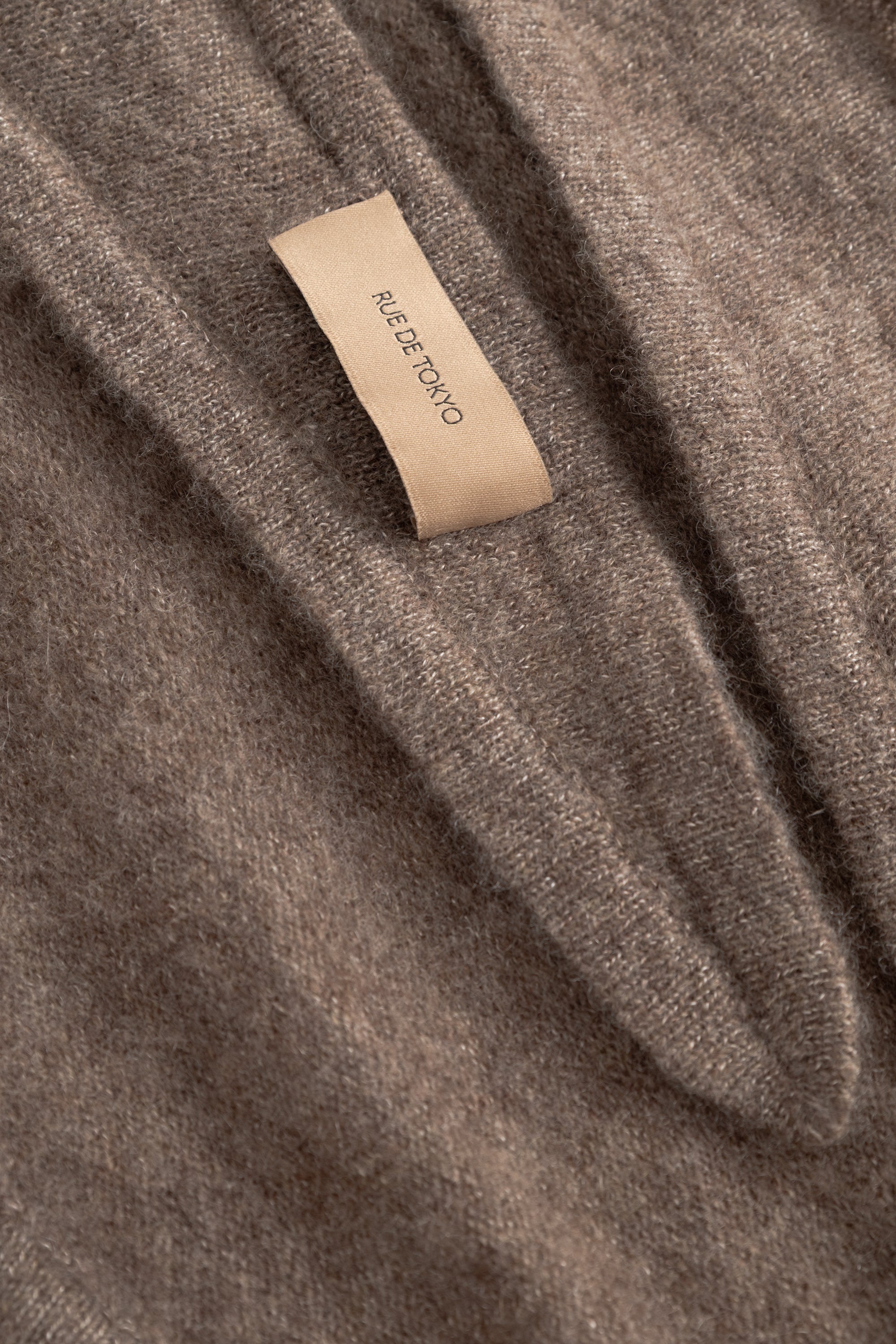 Rue de Tokyo KATUT CASHMERE SILK Scarf HAZELNUT